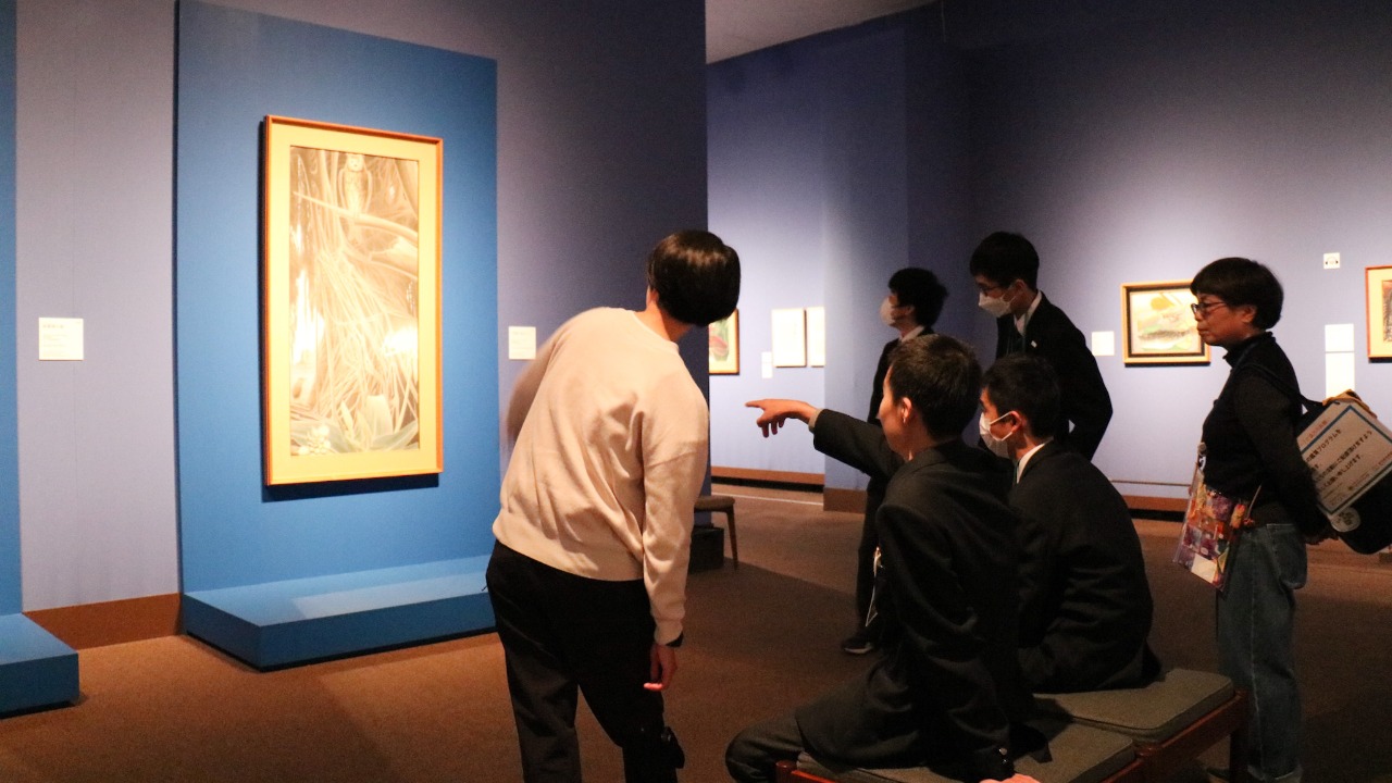 修猷館 高校 旧本館 福岡 県立高等学校 六光星 Z. Adachi 水彩画 田中一村展 奄美の光 魂の絵画 東京都立港特別支援学校職能開発科2年生