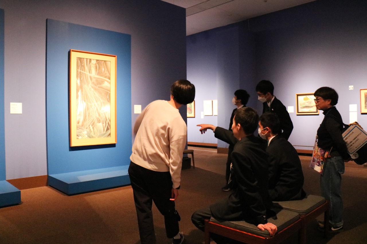 田中一村展 奄美の光 魂の絵画 東京都立港特別支援学校職能開発科2年生